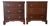 Vintage Dannerok Chippendale Style Mahogany Three-Drawer Chests – A Pair For Sale