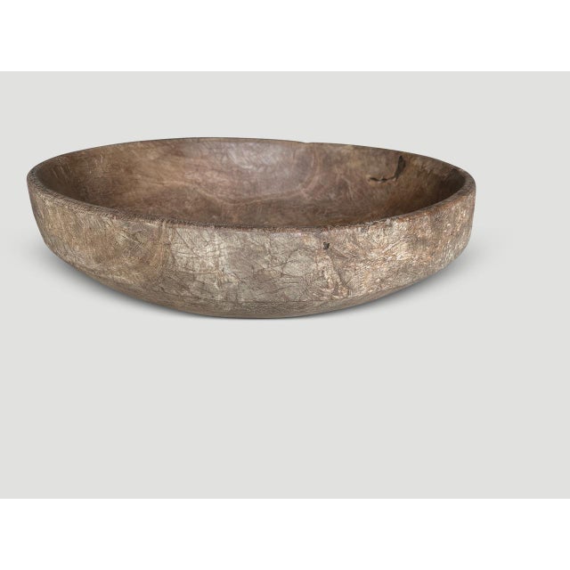 Monumental Sculptural Antique Bowl curated by Andrianna Shamaris For Sale - Image 12 of 18