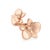Estate Cartier 'Caresse D'Orchidees' ring crafted in 18 karat rose gold. 2 round brilliant cut diamonds total an estimated...