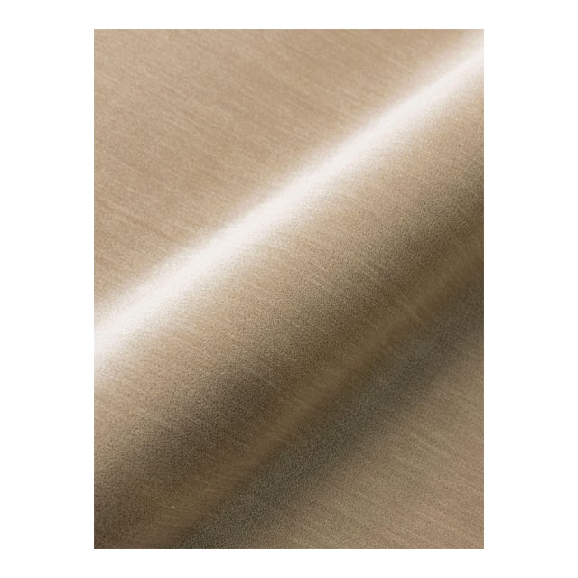 Sample - The House of Scalamandré Tudor Velvet Fabric, Fawn For Sale