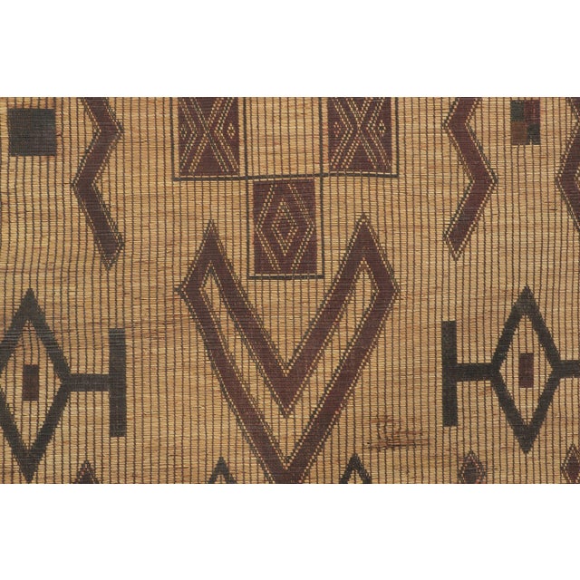 Traditional Vintage Moroccan Tuareg Square Rug With Tribal Geometry - Rug & Kilim For Sale - Image 3 of 6