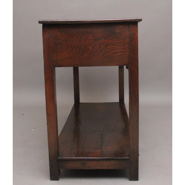 Oak Dresser Base, 1810 For Sale - Image 4 of 9