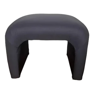 1980s Post Modern Sculptural Waterfall Upholstered Bench, Style of Karl Springer