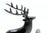 Bookend Pair – Midwest of Cannon Falls Cast Metal Lodge-Style Stag Deer 1970s For Sale - Image 13 of 14