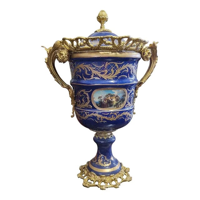 Second Half of the 20th Century Baroque French Vases, France, 1980s, Set of 2 For Sale - Image 6 of 6