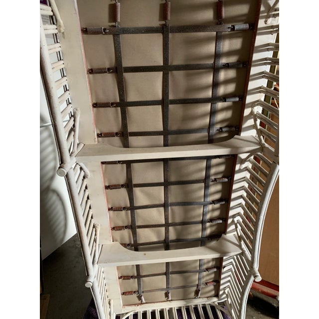 Vintage Rattan Cottage Sofa For Sale - Image 12 of 12