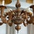 Late 20th Century Italian Baroque Style Carved Wood 6-Arm Chandelier For Sale - Image 4 of 8