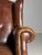 Animal Skin Wingback Club Chair in Sheep Leather For Sale - Image 7 of 18