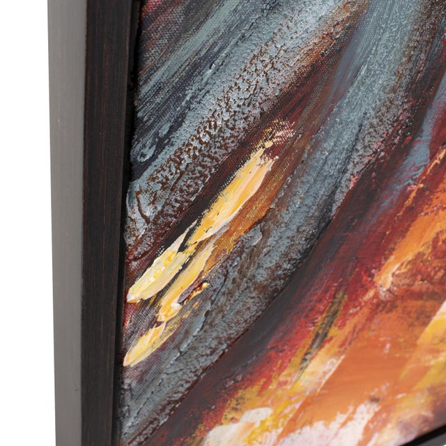 Stabilizing The Confusion Hand Painted Wall Art For Sale In Chicago - Image 6 of 10
