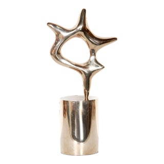 L'Etoile Polished Bronze Sculpture, Jean Arp For Sale