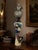 Early 20th Century Decorative Figural Ceramic and Glass Oil Lamp with Pulcinella For Sale - Image 10 of 11