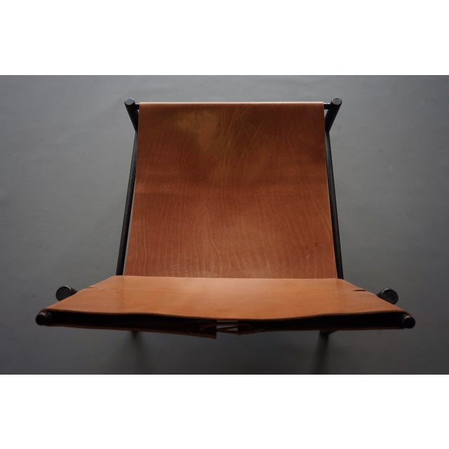 Lounge Chair in Metal and Leather from Wim den Boon, 1960s For Sale - Image 17 of 18