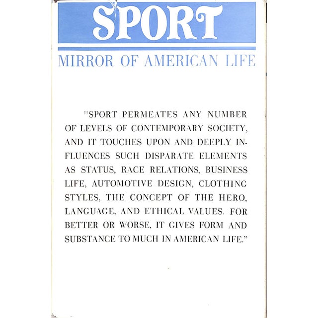 1930s "Sport: Mirror of American Life" 1963 Boyle, Robert H. For Sale - Image 5 of 5