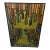 Mid-Century Modern Signed Painting of a Menorah For Sale