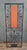 Wall-Mounted Coat Rack in Wrought Iron with Central Mirror For Sale - Image 9 of 10