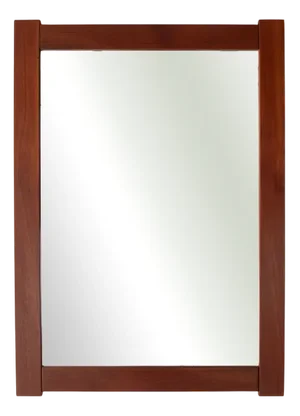 Mid-Century Danish Teak Wall Mirror, 1960s