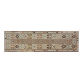 Vintage Turkish Anatolian Knotted Wool Rug, 2'4''x8'9'' For Sale