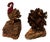 Early 20th Century Vintage Handmade Folk Art Thanksgiving Turkeys — Set of 3 For Sale - Image 5 of 13