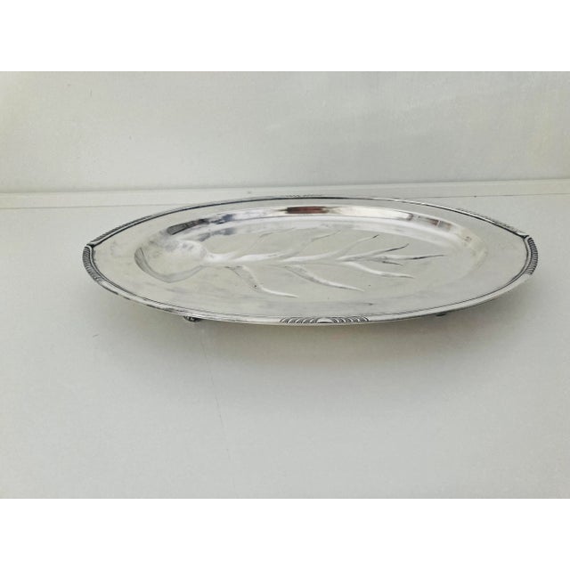 Vintage Wm Rogers & Son Silver Plate Meat Tray For Sale In New York - Image 6 of 7
