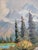 Mid 20th Century California Impressionistic Mountain Landscape Painting by Joseph H. Bennett For Sale - Image 5 of 9