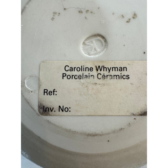 American Caroline Whyman Golden Striped Vases, Set of Two For Sale - Image 3 of 12