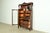 Early Baker Furniture Antique Victorian Carved Tiger Oak Side-by-Side Bookcase With Drop Front Secretary Desk, Circa 1900 For Sale In South Bend - Image 6 of 17