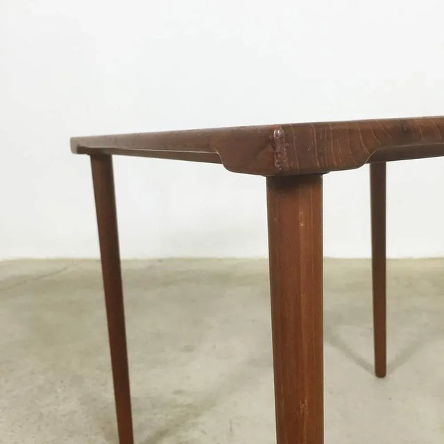 Teak Side Table by Peter Hvidt & Orla Molgaard for France & Son Daverkosen, 1960s For Sale - Image 6 of 11