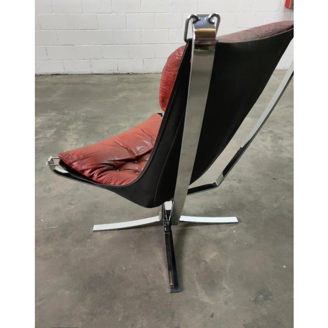 1970s Falcon Lounge Chair attributed to Sigurd Ressell for Vatne Møbler, 1970s For Sale - Image 5 of 8