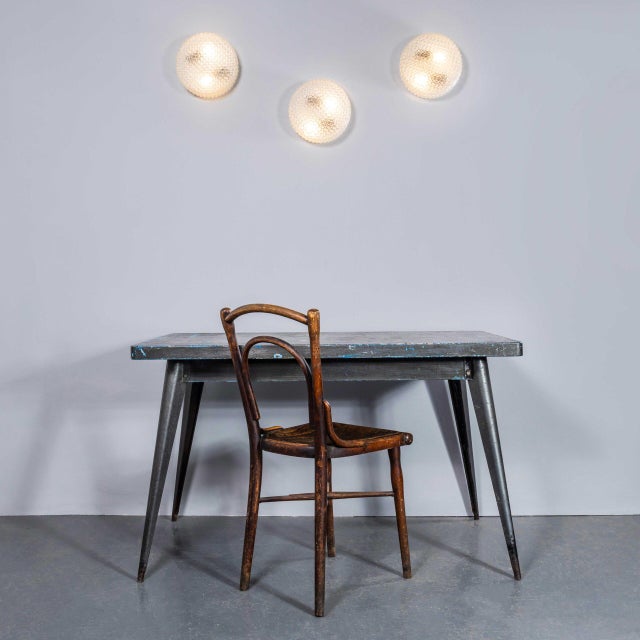 : 1950’s new old stock czech clear diamond wall – ceiling lamp. Each lamp has been cleaned and restored. Each lamp is...