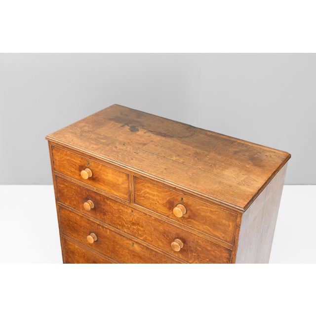 Mid 19th Century Chest in Oak, 1850s For Sale - Image 5 of 9
