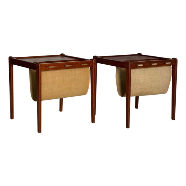 Danish Teak Side Table, 1960s For Sale