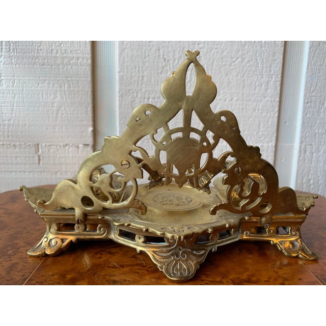Late 19th Century Early English Art Nouveau Ink Well For Sale - Image 5 of 7