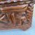 Wood A Vintage Maya Themed Carved Mahogany Small Size Trunk, Honduras, Circa 1970's For Sale - Image 7 of 12