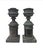 Vintage Maitland - Smith Bronze and Marble Hurricane Candle Holder ~ a Pair For Sale - Image 9 of 12