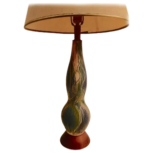 Mid Century Art Pottery Lamp