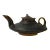 Chinese Ware Brown Black Glaze Ceramic Teapot Art Display For Sale