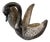 Vintage 1950s Silver Plated Swan Centerpiece For Sale