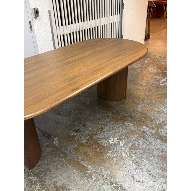 Wood Lulu and Georgia Gilda Oval Dining Table For Sale - Image 7 of 12