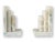 Marble Stacked Book Form Bookends, Pair For Sale In Los Angeles - Image 6 of 6