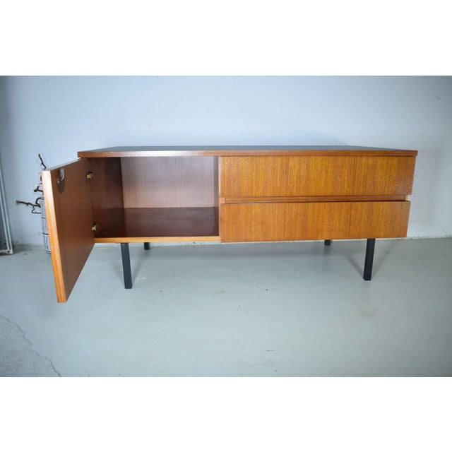 1960s Mid-Century Modern German Sideboard in Teak, 1960s For Sale - Image 5 of 8