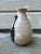 Mid-Century Modern Late 20th Century White and Blue Decorative Ceramic Vase For Sale - Image 3 of 12