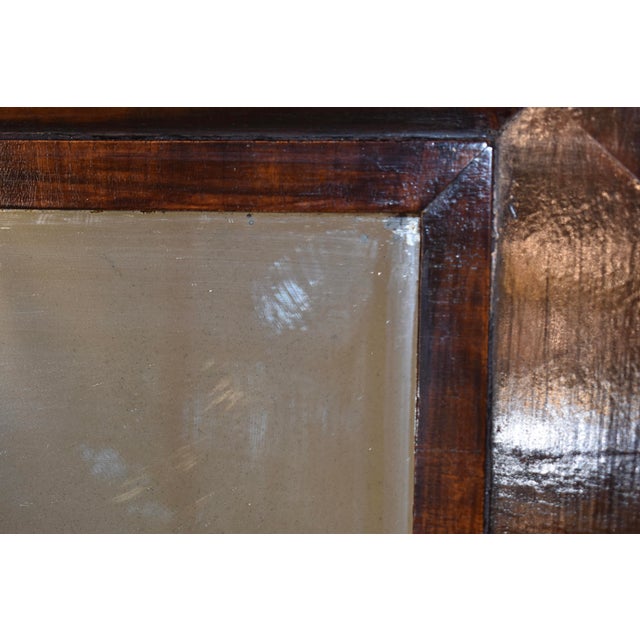 19th Century Walnut Mirror From England For Sale - Image 10 of 12