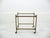 Gold Serving Bar Cart in Brass, 1960s For Sale - Image 8 of 14