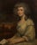 Portrait of the Duchess of Saint Albans Oil on Canvas, Attributed to George Romney For Sale - Image 4 of 5