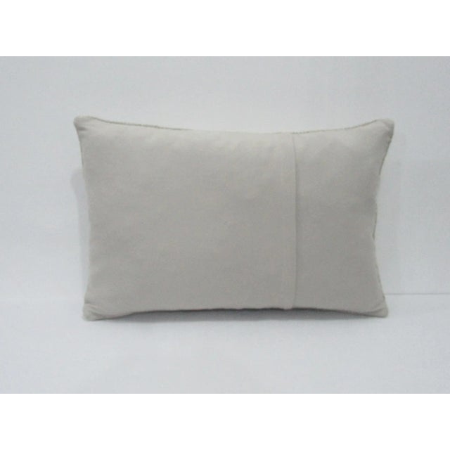 Traditional Faded Worn Pillow Cover For Sale - Image 3 of 4
