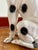 White Vintage Chalkware Life Size Dalmatian Statue For Sale - Image 8 of 13