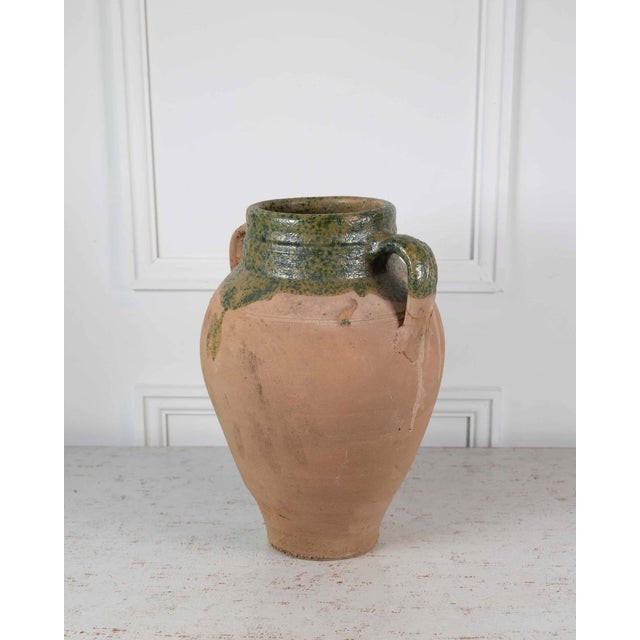 Turkish 20th Century Green-Glaze Water Pot For Sale - Image 4 of 10