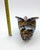 1990s Vintage MCM Murano Style Blown Cased Glass Tiger Striped Conch Shell Figurine For Sale - Image 5 of 8