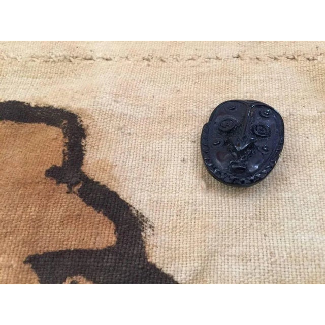 Mid 20th Century Korhogo Africa Handwoven Mud Cloth For Sale In Palm Springs - Image 6 of 11