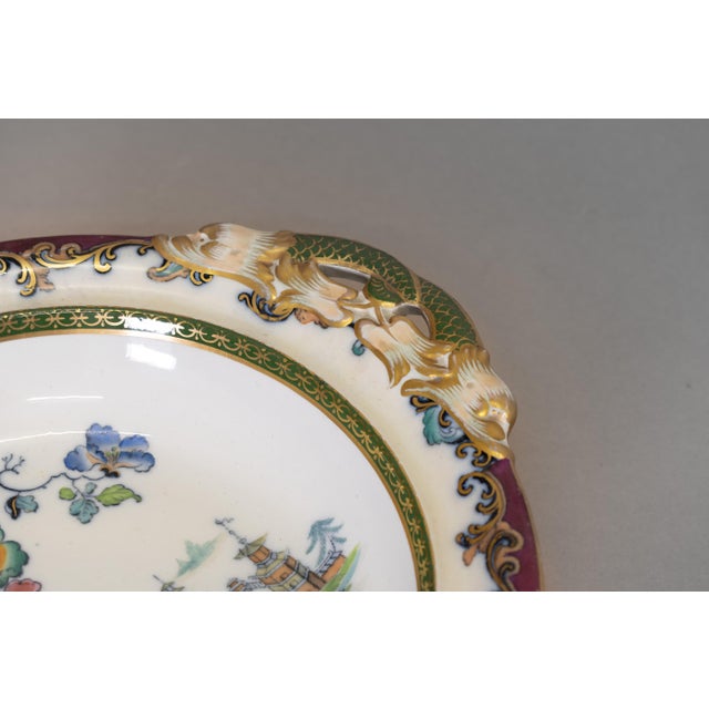 Blue Antique Lidded Dish, 1860, Set of 2 For Sale - Image 8 of 12